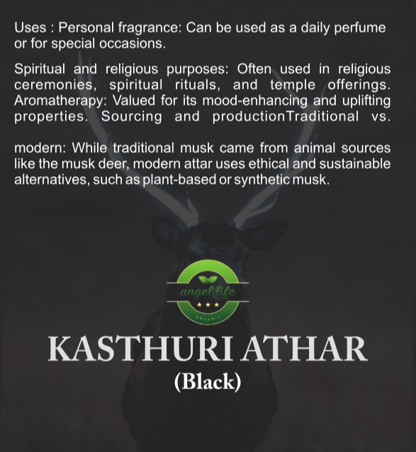 Kasturi Athar (Black)